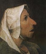 Pieter Bruegel Portrait of woman oil painting on canvas
